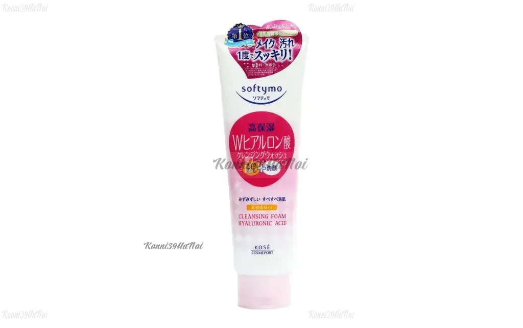 Sữa rửa mặt dành KOSE có công thức giàu Hyaluronic Acid phù hợp cho da khô