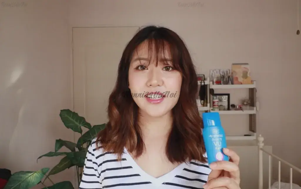 Trải nghiệm sử dụng kem chống nắng của Nhật Senka Mineral Water UV Gel của beauty blogger Maureen.