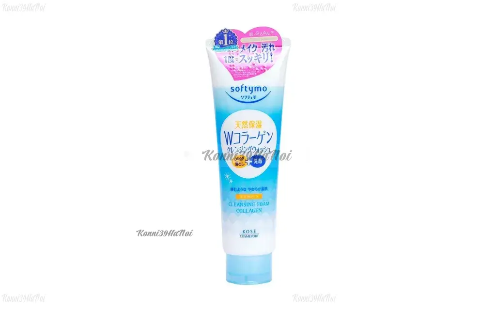Làm sạch, trẻ hóa làn da với sữa rửa mặt bổ sung Collagen KOSE Softymo