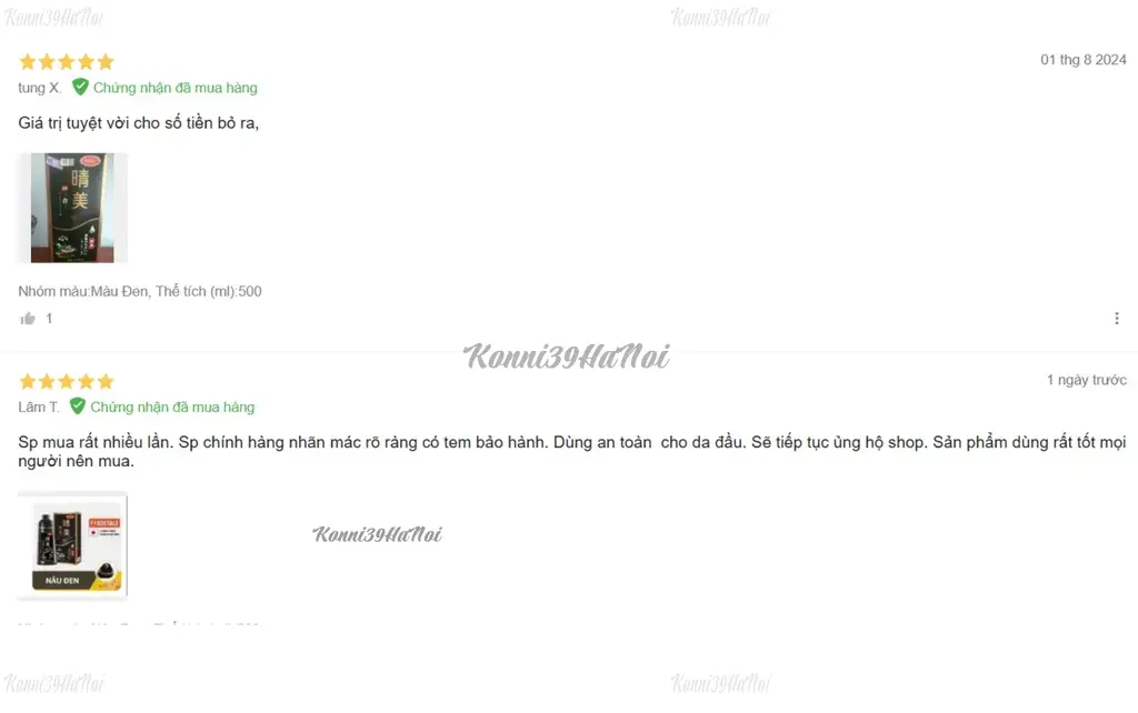 Review dầu gội phủ bạc Nhật Bản loại nào tốt nhất - Komi của người dùng 3