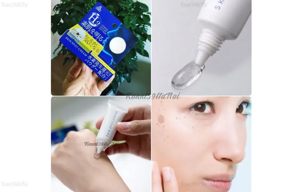 Kem trị nám của Nhật H2 Hydrogen Skin Spot Cream mang lại hiệu quả trị nám, giảm tàn nhang và mờ đồi mồi nhanh chóng