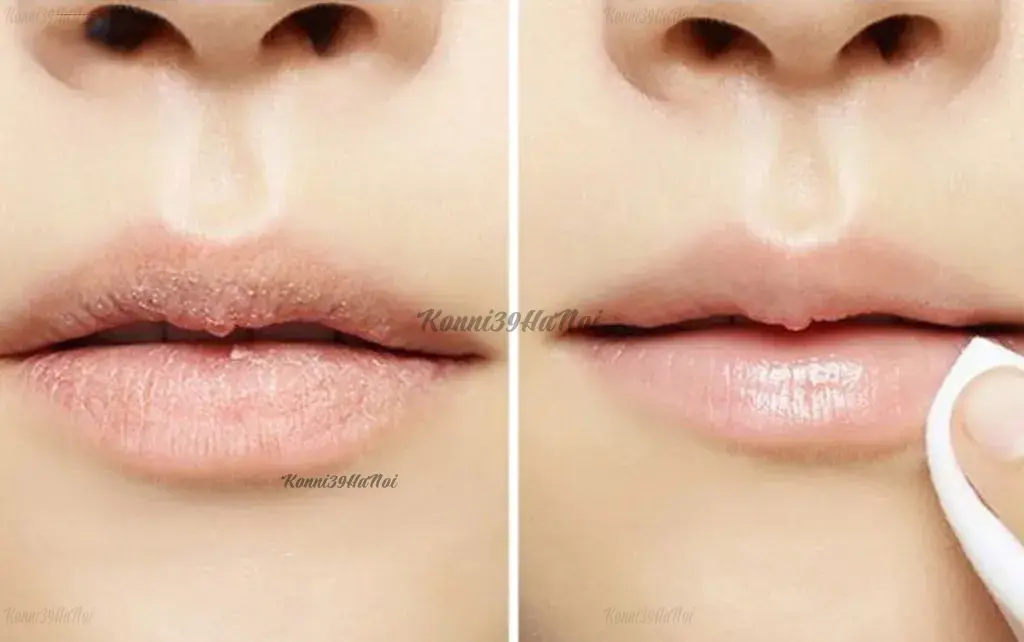 Son dưỡng có màu có làm thâm môi không nếu tẩy da chết cho môi trước khi sử dụng.