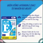 Viên uống Vitamin E DHC tự nhiên 60 ngày gói 60 viên - Ảnh 3