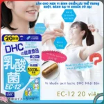 Viên uống axit lactic DHC hỗ trợ tiêu hóa 20 ngày gói 20 viên - Ảnh 2