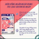 Viên uống ngăn ngừa rụng tóc DHC Biotin 60 ngày gói 60 viên - Ảnh 3