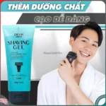 Gel cạo râu Kumano Deve dưỡng ẩm, làm mềm râu tuýp 220g - Ảnh 3
