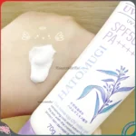 Kem chống nắng Kumano Yushi Reishiro Hatomugi SPF50 + PA ++++ nâng tông, dưỡng ẩm da 70g - Ảnh 4