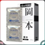 Bao cao su Okamoto Skinless Skin Purity không mùi tinh khiết hộp 10 chiếc