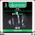 Bao cao su Okamoto Strong siêu kéo dài thời gian hộp 3 cái - Ảnh 3