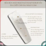 Sữa rửa mặt Muji Face Soap Scrub tẩy da chết cho da nhạy cảm 100g - Ảnh 3