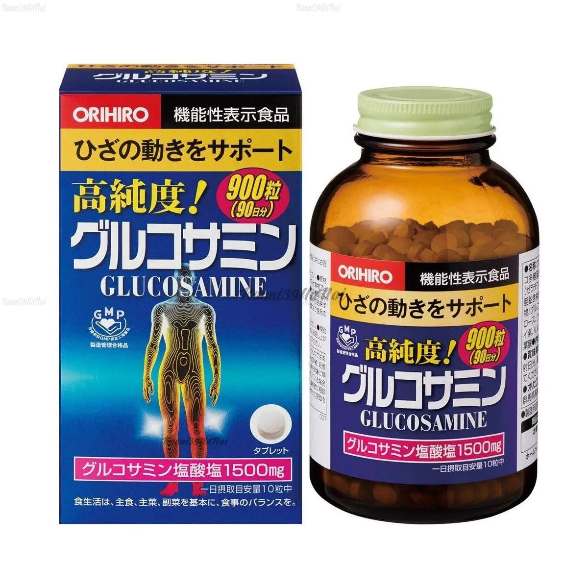 4571157256290-0 Viên uống bổ xương khớp Orihiro Glucosamine 900 viên - Ảnh 1