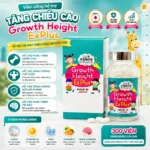 Viên uống hỗ trợ tăng chiều cao Growth Height EX Plus lọ 300 viên