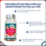 Viên uống hỗ trợ tăng chiều cao Growth Height EX Plus lọ 300 viên - Ảnh 3