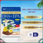 Seedcoms Viên Uống Bổ Sung Dha + Epa (+ Dầu Tía Tô, Hạt Lanh) 30 viên (30 ngày) - Ảnh 2