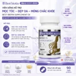Viên uống mọc tóc Biotin EX 90v - Hàng nhập nội địa Nhật Bản