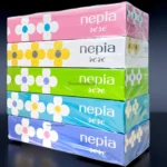 Giấy ăn Nepia hình hoa 150 tờ x 5 hộp