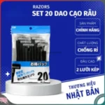 Set 20 dao cạo râu 2 lưỡi kép KAI Nhật Bản - Ảnh 2