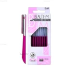 Set 10 dao cạo lông mày KAI màu hồng - Ảnh 4