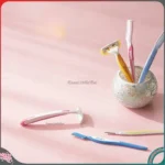 Set 2 dao cạo lông mày lưỡi ngẵn KAI - Ảnh 2