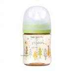 Bình sữa Pigeon cổ rộng 160ml - hình cây thông (núm SS)
