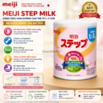 SPDD công thức ăn bổ sung cho trẻ từ 1-3 tuổi Meiji Step Milk