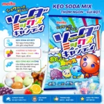 Kẹo Meito vị Soda tổng hợp 96g - Hàng nhập nội địa Nhật Bản