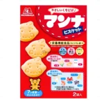 Bánh quy ăn dặm Morinaga Manna bổ sung canxi và sắt cho bé từ 9 tháng tuổi 43g x 2