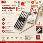 Đũa kháng khuẩn Shikisai Nhật Bản set 5 đôi (màu trắng)