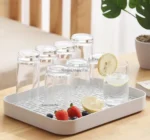 Khay đựng cốc chén Inomata - trắng - Hàng nhập nội địa Nhật Bản - Ảnh 3