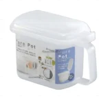 Hộp đựng gia vị Inomata kèm thìa - trắng