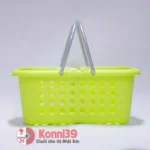 Giỏ đựng đồ có quai Inomata - xanh lá  - Ảnh 2