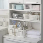 Giỏ nhựa Inomata 30 x 16 x 12cm - trắng - Ảnh 4