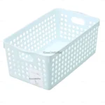 Giỏ đựng đồ Inomata rộng có tay cầm-xanh nhạt