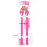 Set 2 kẹp miệng túi Inomata size L-hồng - Ảnh 2