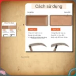 Phấn và sáp kẻ lông mày lâu trôi Cezanne Eyebrow Wax＆Powder (2 màu) - Ảnh 4