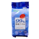 Khăn ướt khử trùng 99.9% S Select kiểm soát vi khuẩn túi 50 tờ - chứa 50% cồn - Ảnh 2