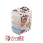 Set 4 hộp đựng thực thẩm Milion 80ml - Ảnh 2