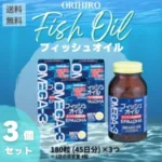 Viên uống Omega 3 Orihiro bổ sung DHA&EPA hộp 180 viên