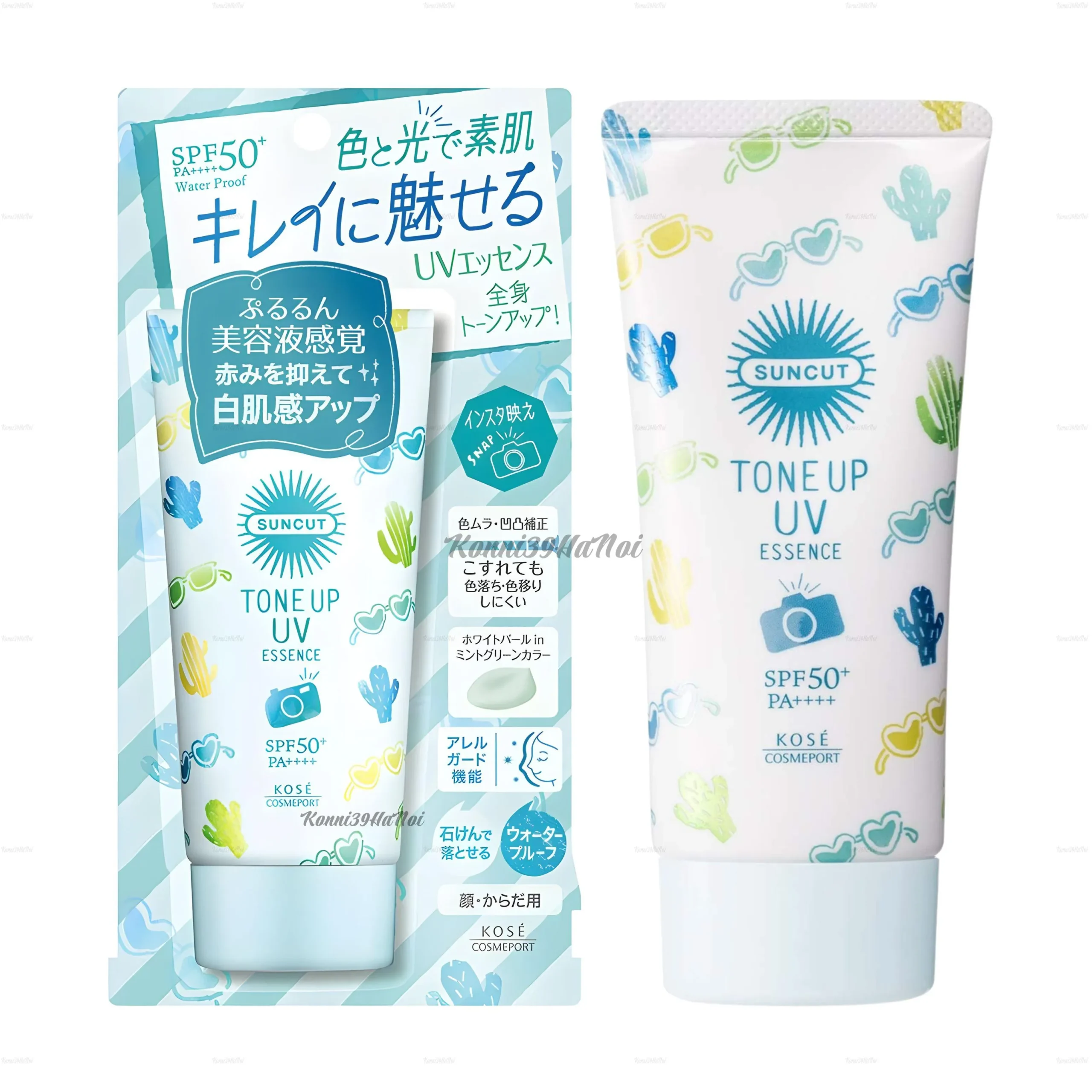 4971710398670-0-3.webp Tinh chất chống nắng Kose Suncut nâng tông da SPF50+ PA++++ 80g - Ảnh 1