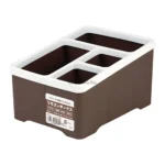 Khay đựng điều khiển 4 ngăn Sanada (nâu)