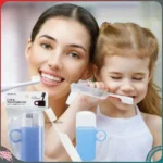 Bộ bàn chải đánh rằng kèm cốc màu xanh - Ảnh 3