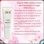 [TRANG ĐIỂM CHỐNG NẮNG] SK-II Atmosphere CC Cream SPF50+/PA++++ CHE KHUYẾT ĐIỂM, làm đều màu, dưỡng ẩm, trắng da 30g - Ảnh 2