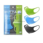 Khẩu trang cho bé Pitta Mask lọc khói bụi 3 chiếc - Xanh đen xanh lá