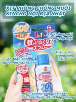 Xịt chống muỗi Kincho dùng trong 200 ngày 45ml (2 loại) - Ảnh 4