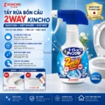 Nước tẩy rửa bồn cầu Kincho 2Way với vòi xịt đa năng 300ml
