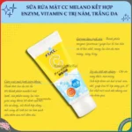 Sữa rửa mặt CC Melano kết hợp enzym, vitamin C trị nám, trắng da 130gr - Ảnh 2