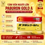 Viên uống hỗ trợ điều trị cảm cúm Taisho Pabron Gold 210 viên