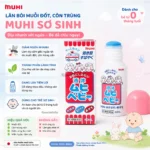 Lăn bôi muỗi đốt, côn trùng Muhi sơ sinh 40ml