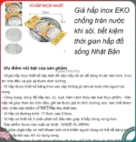 Giá hấp inox ECO tiện lợi thiết kế thông minh Hàng Nhật nội địa - Ảnh 5