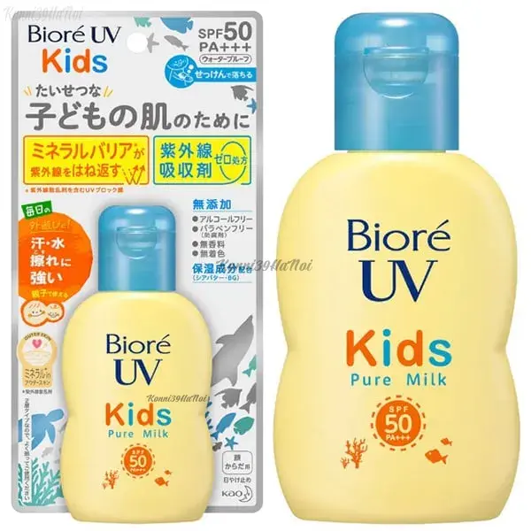 5ej6x91k9c Biore UV Kids Pure Milk là sản phẩm chống nắng chuyên biệt dành cho trẻ em và làn da nhạy cảm